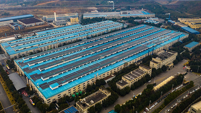 浙江湖州天能集团21MW工商业屋顶项目