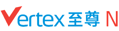 Vertex red and blue logo